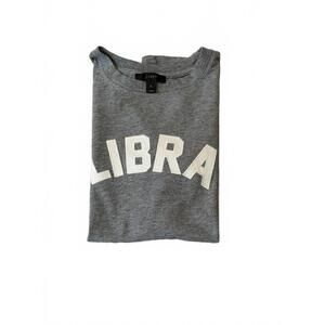 J.Crew Libra Zodiac Horoscope Graphic Tee Heather Gray Small